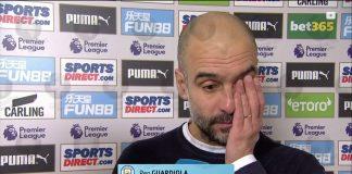 Title race setback for Guardiola as Newcastle beat Man City 2-1