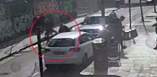 Cyclist in ‘critical condition’ after another rider kicks him off his bike