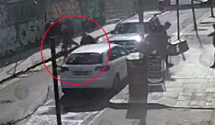 CYCLE RAGE ATTACKER WANTED-CCTV RELEASED OF HACKNEY ATTACK