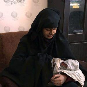 SHAMIMA BEGUM-IS BRIDE RECEIVES LETTER FROM HOME OFFICERREVOKING HER BRITISH CITIZENSHIP AFTER HER PLEA TO RETURN TO THE UK WITH HER BABY SON CLAIMIING SHE POSES NO THREAT