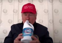 ‘Good Old Invincibility Juice’ – Actor Alec Baldwin drinks bleach as President Trump