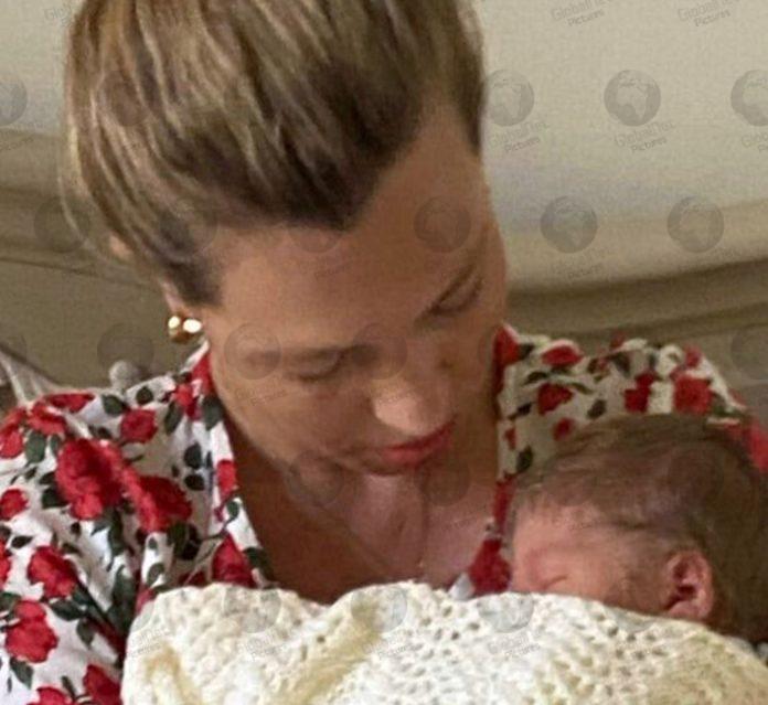 CARRIE SYMONDS AND BABY WILFRED