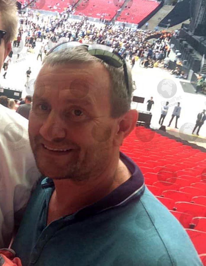 BRYN MALE-MILLWALL FAN RESCUED FROM DANGER BY BLACK LIVES MATTER PROTESTER