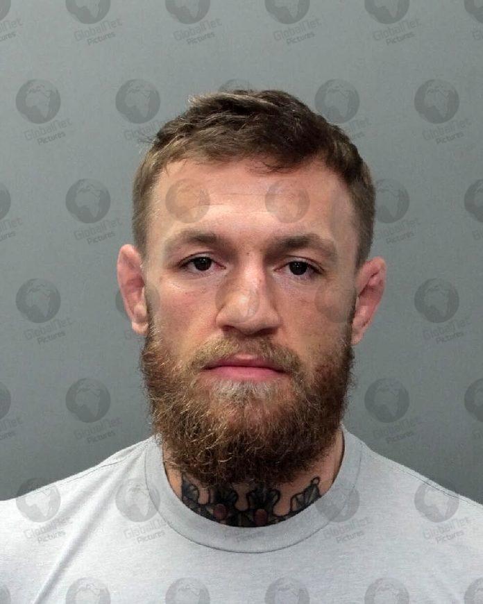 CONOR MCGREGOR-MMA FIGHTER ARESTED FOR STRONG ARM ROBBERY AFTER SMASHING A FANS PHONE