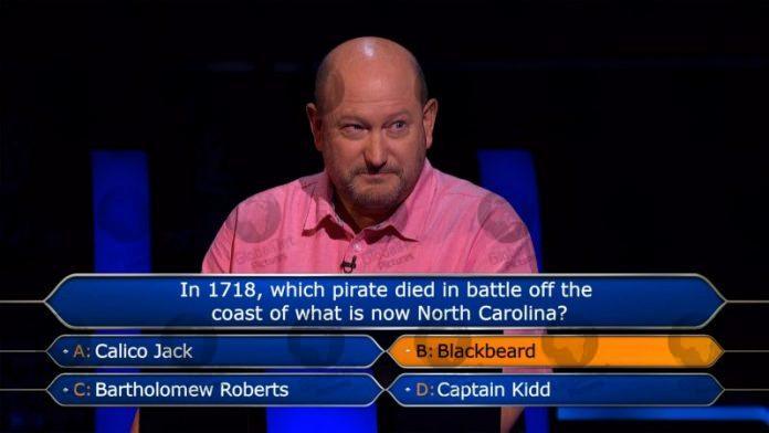 DONALD FEAR WIN £1MILLION ON WHO WANTS TO BE A MILLIONAIRE?