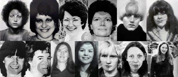 THE 13 VICTIMS OF PETER SUTCLIFFE-YORKSHIRE RIPPER