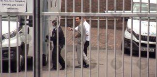 Callum Wheeler, 21, the alleged killer of PCSO Julia James, smiles and stick out his tongue after appearing in court accused of murder