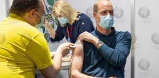 Prince William gets his first Covid-19 jab