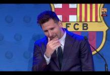 Messi exit as Barcelona superstar breaks down in farewell press conference