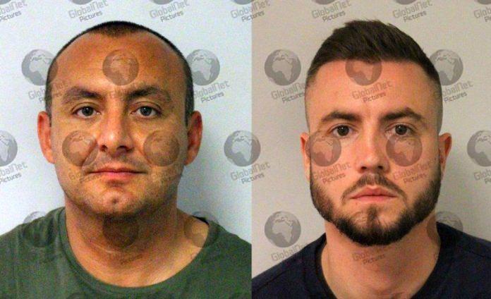 DENIZ JAFFER AND JAMIE LEWIS-MUGSHOTS OF PCS JAILED FOR SHARING PHOTOS OF MURDERED WOMEN