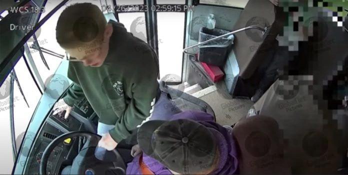 DILLON REEVES-HERO 7TH GRADER SAVES THE SCHOOL BUS FROM CRASHING