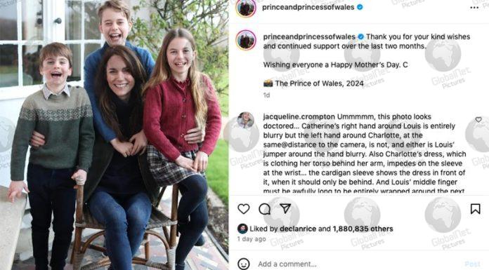 The Princess of Wales apologises for posting doctored Happy Mother’s Day family photo
